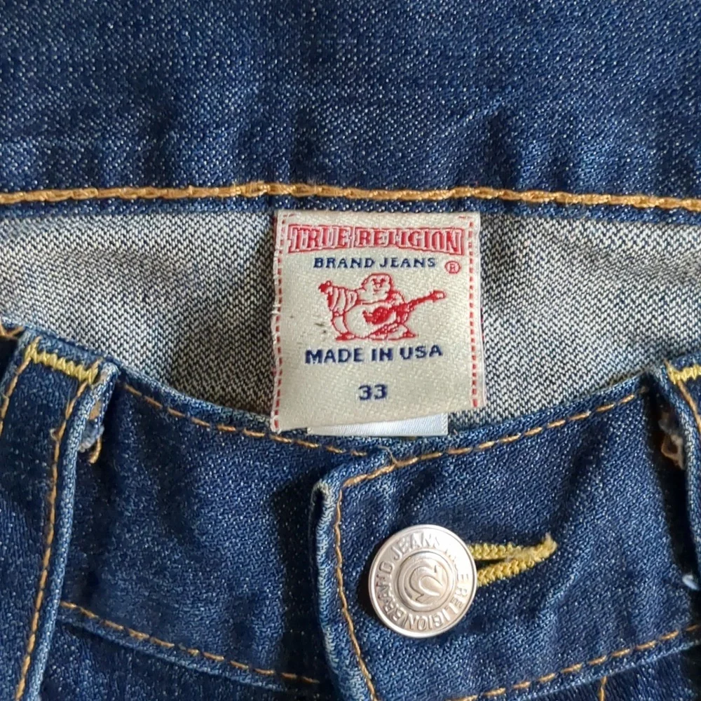 True‎ Religion Men's Dark Wash Y2K Bootcut Jeans Size 33